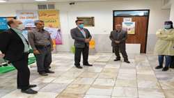 بازدید دکتر پورمحمدی از مرکز اورژانس 115، مرکز خدمات جامع سلامت سیدالشهداء و نقاهتگاه بیماران مبتلا به کرونا 